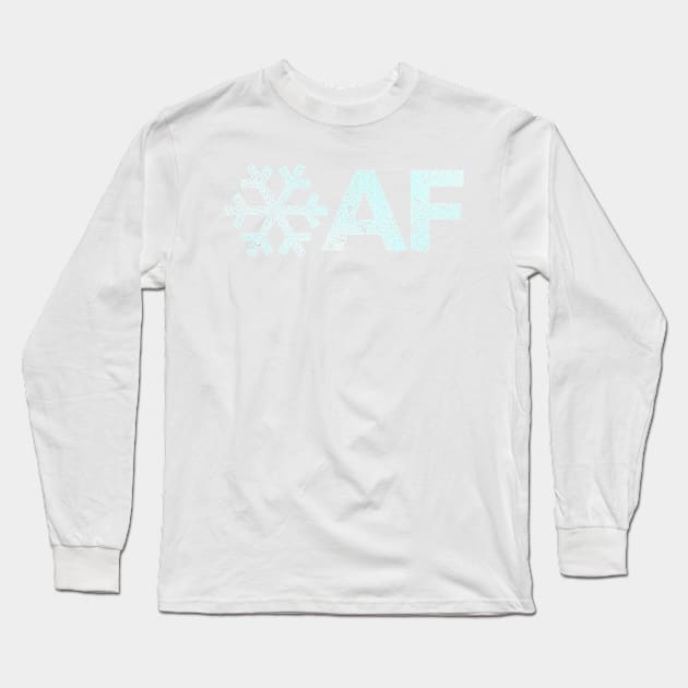 snowflake AF Long Sleeve T-Shirt by BrownWoodRobot